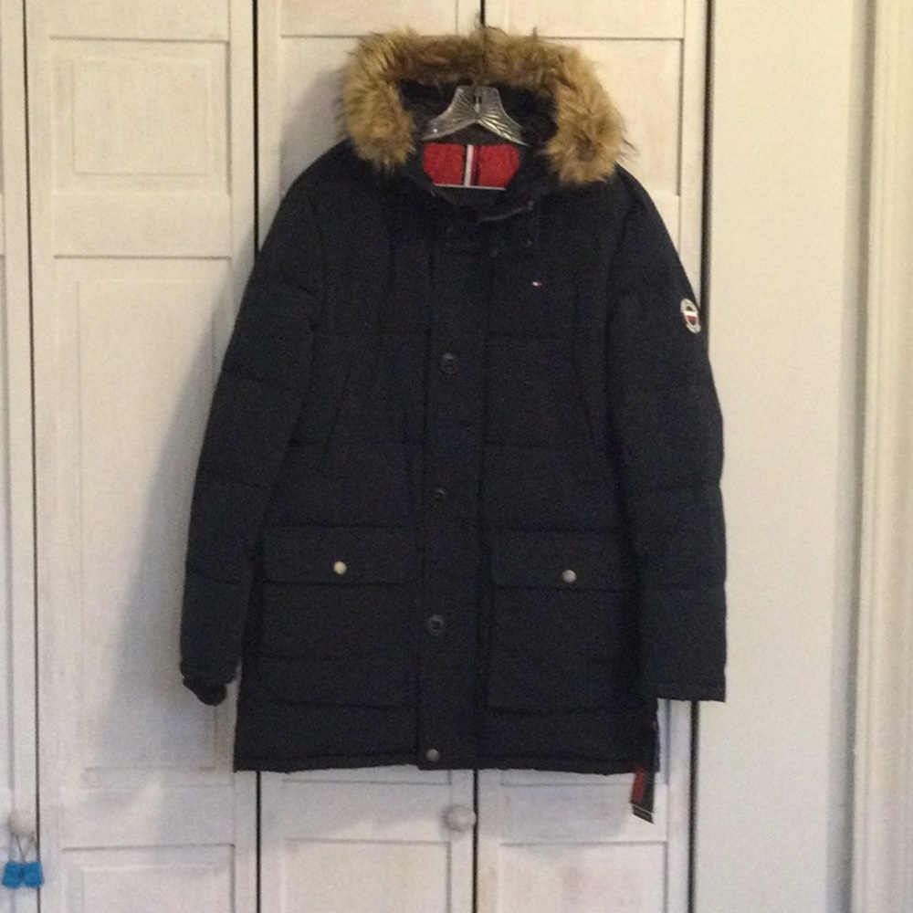 Tommy Hilfiger Parka Medium (Blue) new with tags, never worn
